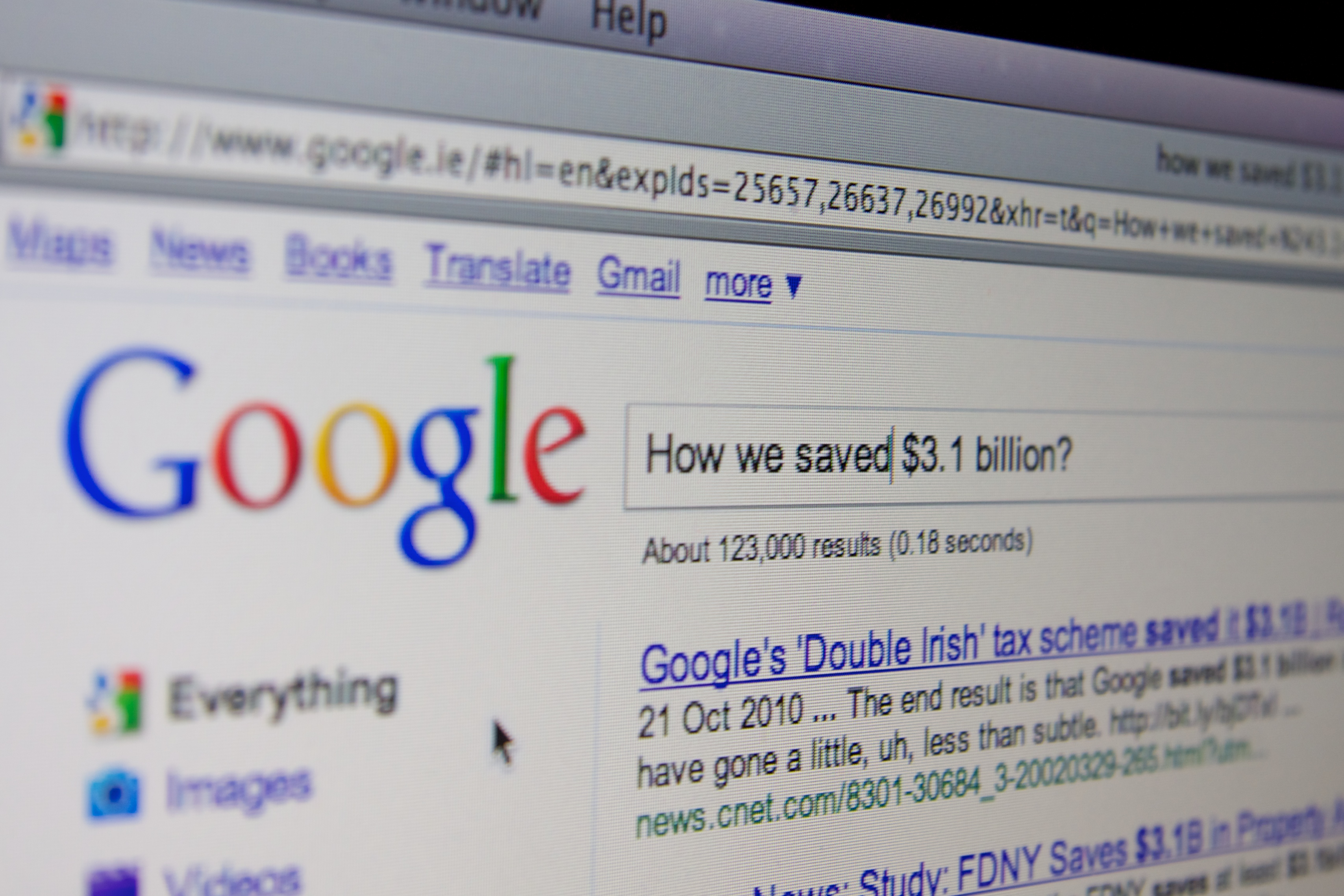 Google saving billions in US and Irish tax ©The Sociable/Darren McCarra.