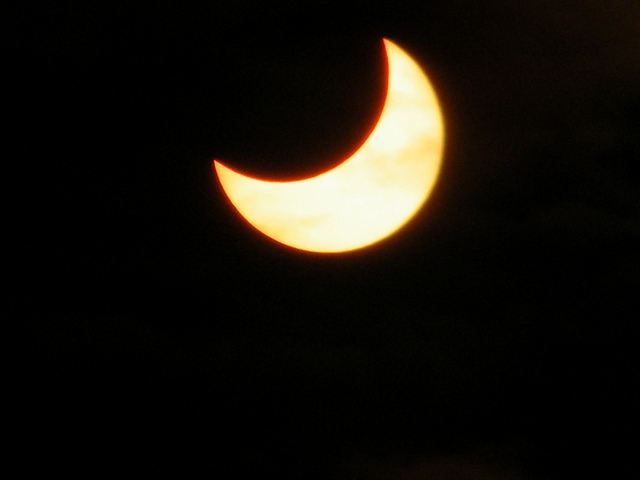 Solar eclipse via David Paleino on Flickr