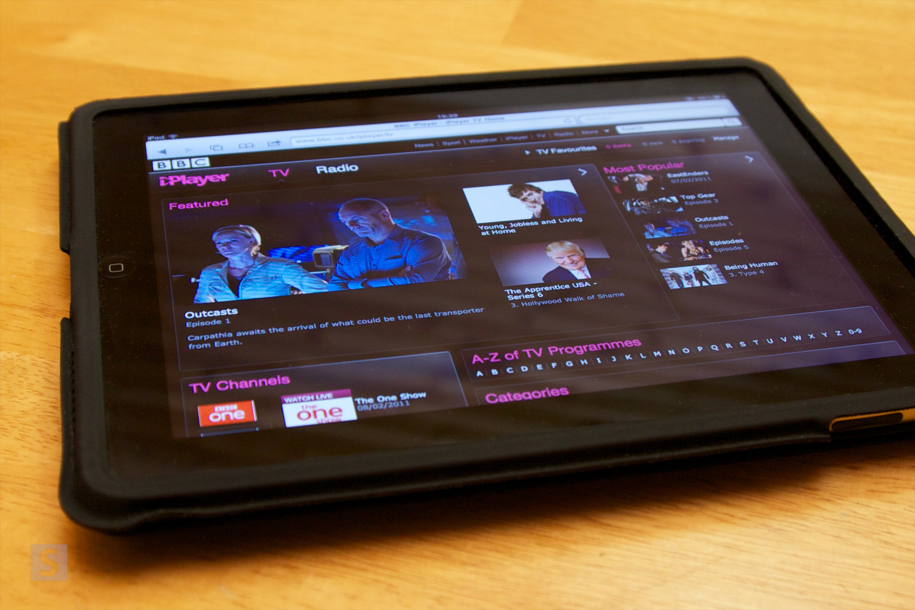 BBC iPlayer on the iPad