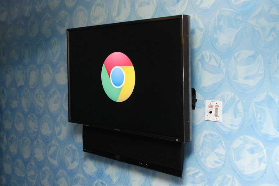 Chrome on TV in Google HQ, Dublin