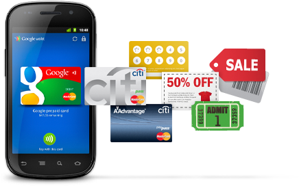 Google Wallet on Android OS