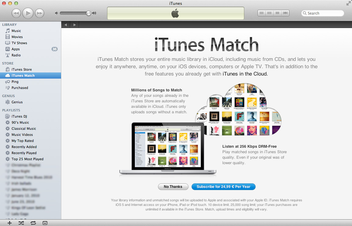 iTunes Match rolling out internationally