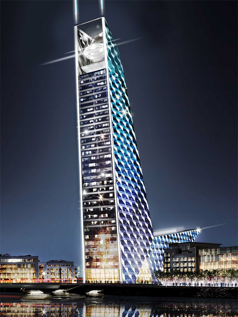 U2 Tower design by Foster and Partners