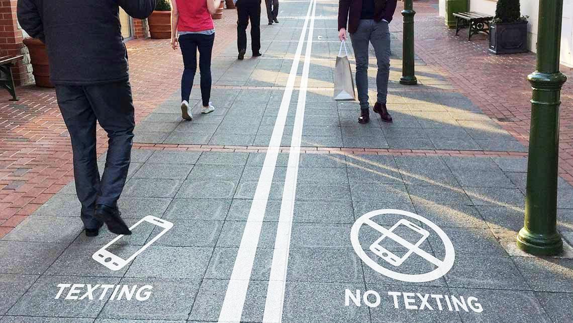 texting lanes